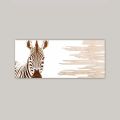 Quadro con Zebra Realizzato con il Laser Made in Italy - Yuuka