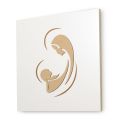 Quadro della Madonna con Bambino Inciso a Laser Made in Italy - Bashira
