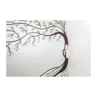 Quadro Inciso a Laser con Albero e Cuore di Famiglia Made in Italy - Aletha Viadurini