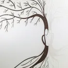 Quadro Inciso a Laser con Albero e Cuore di Famiglia Made in Italy - Aletha Viadurini