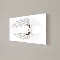Quadro Inciso a Laser con Albero e Cuore di Famiglia Made in Italy - Aletha