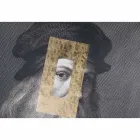 Quadro Moderno in Tela Stampata con Decoro in Foglia Oro Made in Italy - Vinci Viadurini