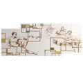 Quadro Realizzato con il Laser che Raffigura la Creazione  Made in Italy - Pirucchio