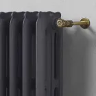 Radiatore di Design 5 Elementi Lisci in Ghisa da Terra fino 1062 W - Barocco Viadurini