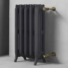 Radiatore di Design 5 Elementi Lisci in Ghisa da Terra fino 1062 W - Barocco Viadurini