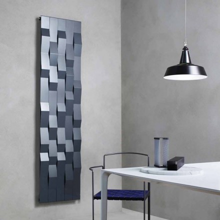 Radiatore Elettrico a Parete in Acciaio di Design Moderno fino 1400 Watt - Stone Viadurini