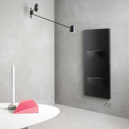 Radiatore Idraulico Verticale Design in Acciaio Moderno fino a 850 W - Cut Viadurini