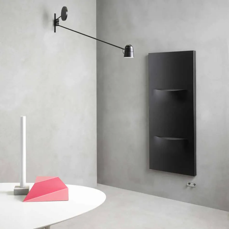 Radiatore Idraulico Verticale Design in Acciaio Moderno fino a 850 W - Cut Viadurini