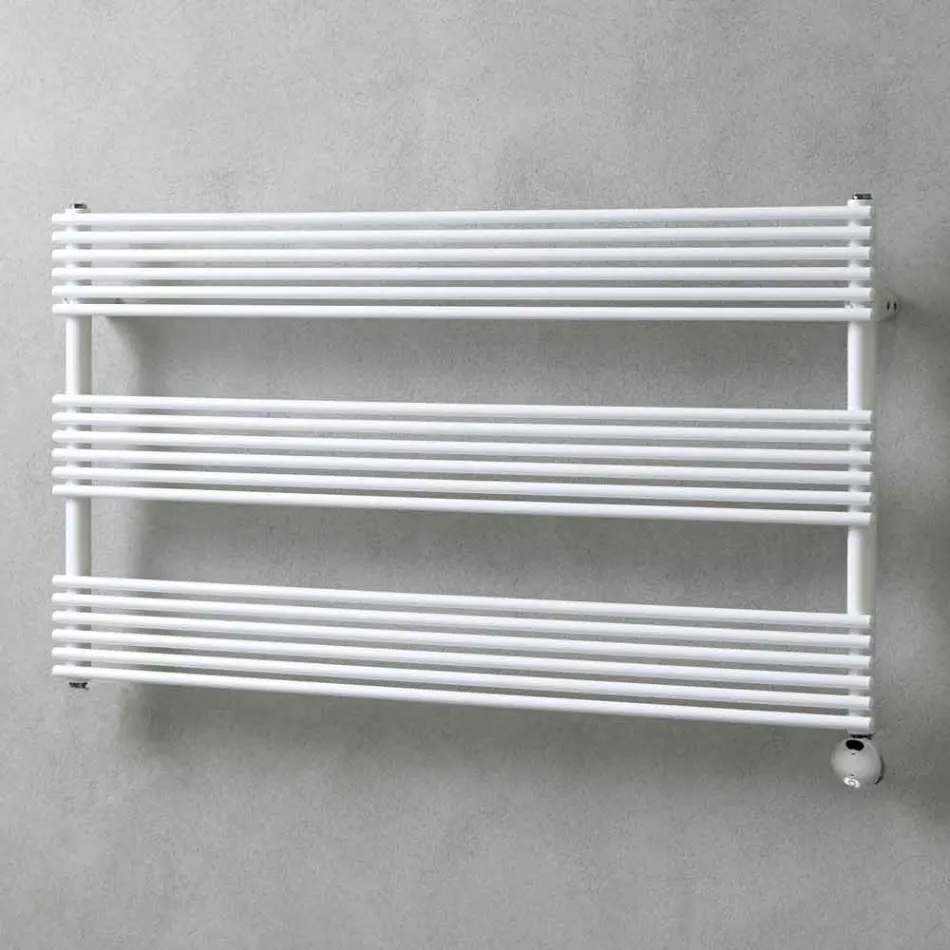 Radiatore Orizzontale Elettrico Design a Parete in Acciaio fino a 700 W - Nibbio Viadurini