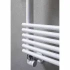 Radiatore Orizzontale Scaldasalviette Bagno in Acciaio di Design 750 W - Nibbio Viadurini