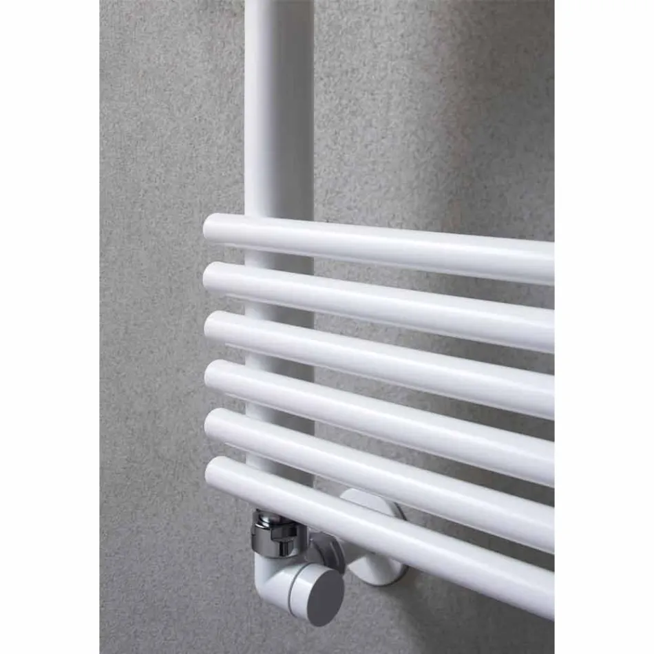 Radiatore Orizzontale Scaldasalviette Bagno in Acciaio di Design 750 W - Nibbio Viadurini