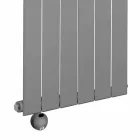 Radiatore Termoarredo Elettrico Design Verticale a Parete 1000 W - Picchio Viadurini