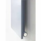 Radiatore Verticale di Design in Acciaio Grigio Ardesia fino a 626 W - Ice Viadurini