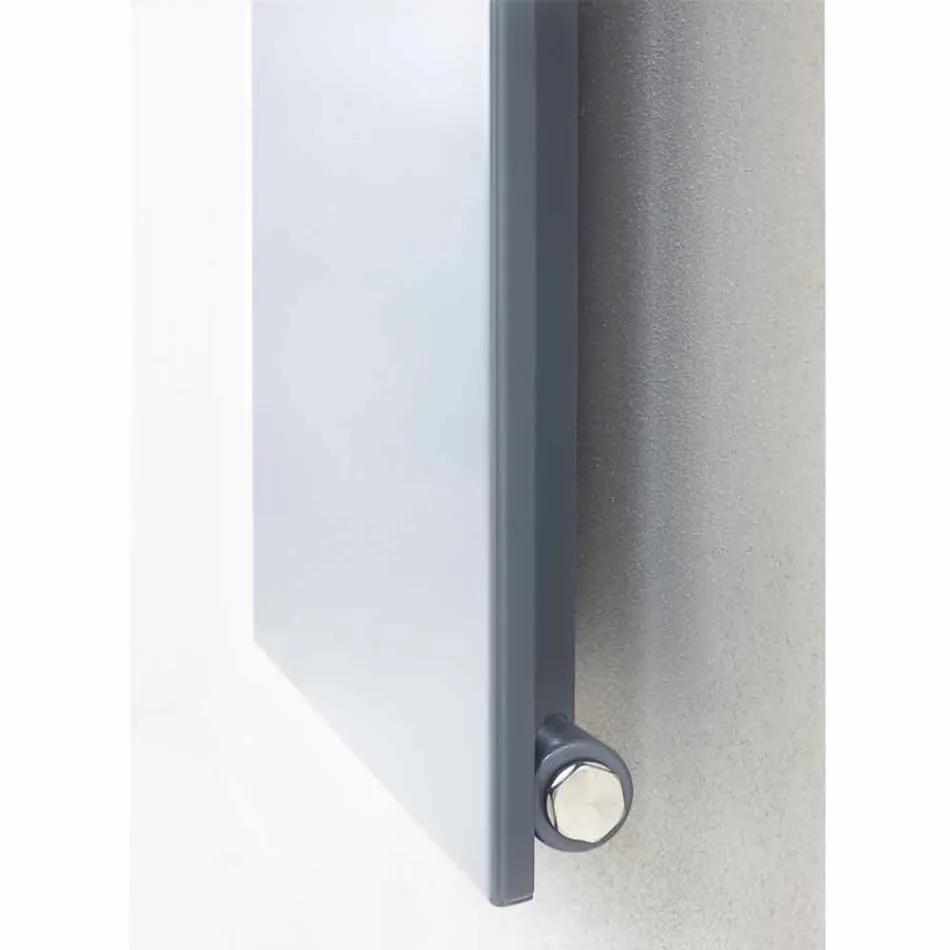 Radiatore Verticale di Design in Acciaio Grigio Ardesia fino a 626 W - Ice Viadurini