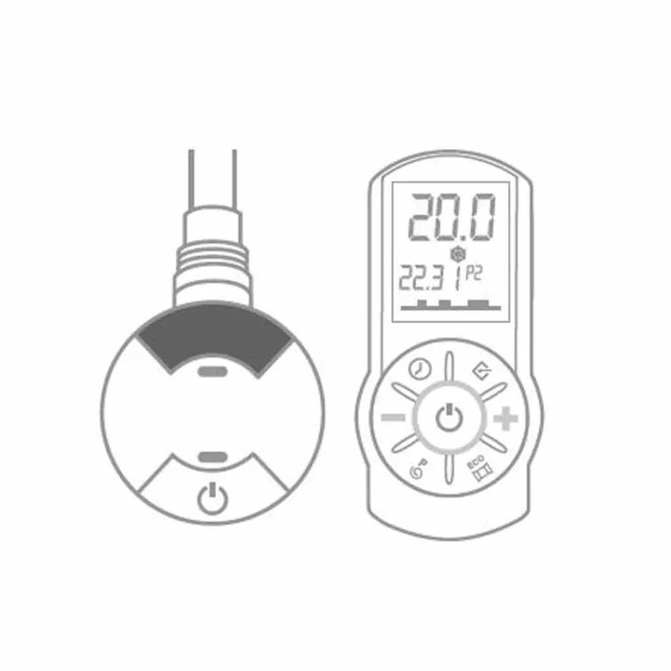 Radiatore Verticale Elettrico a Parete di Design Moderno fino 1000 Watt - Air Viadurini