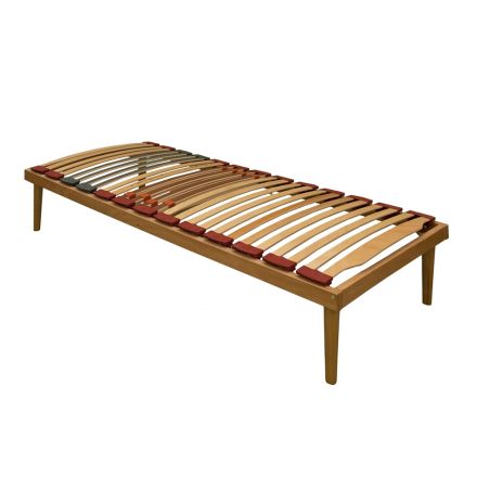 Rete Singola Interamente in Legno con Doghe Basculanti Bio Energy - Energy Viadurini