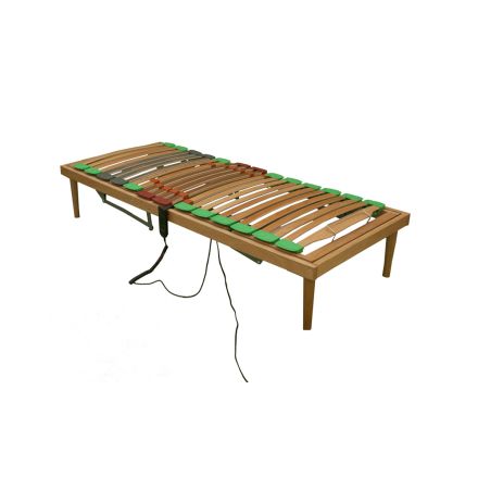 Rete Singola Reclinabile in Legno Bio Energy Plus ATP Motorizzata - Energy Viadurini
