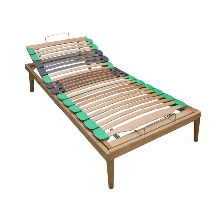 Rete Singola Regolabile Interamente in Legno Bio Energy ATP Manuale - Energy Viadurini