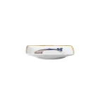 Rosenthal Versace Alphabet 6 Coppette Quadre Piane in Porcellana - Alphabet Viadurini