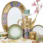 Rosenthal Versace Barocco Mosaic Piatto Segnaposto Diametro 33 cm - Mosaic Viadurini
