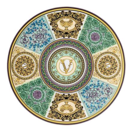 Rosenthal Versace Barocco Mosaic Piatto Segnaposto Diametro 33 cm - Mosaic Viadurini