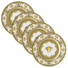 Rosenthal Versace I Love Baroque 4 Piatti Piani Diametro 18 cm - Baroque Viadurini
