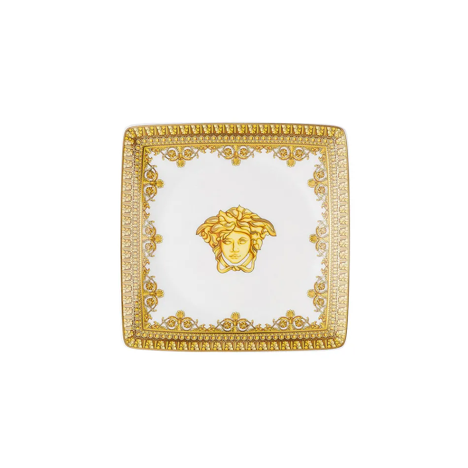 Rosenthal Versace I Love Baroque 6 Coppette Quadre Piane in Porcellana - Baroque Viadurini