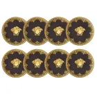 Rosenthal Versace I Love Baroque 8 Piatti Diametro 10 cm in Porcellana - Baroque Viadurini