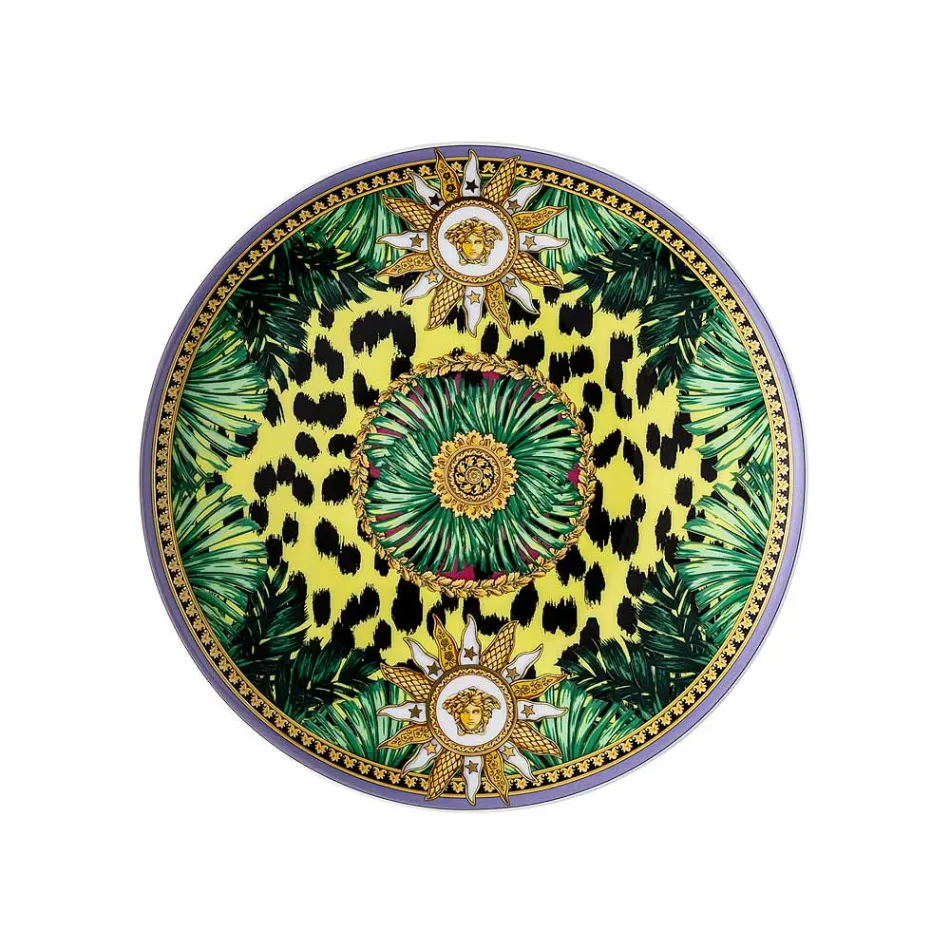 Rosenthal Versace Jungle Animalier 4 Piatti Piani Diametro 17 cm - Animalier Viadurini