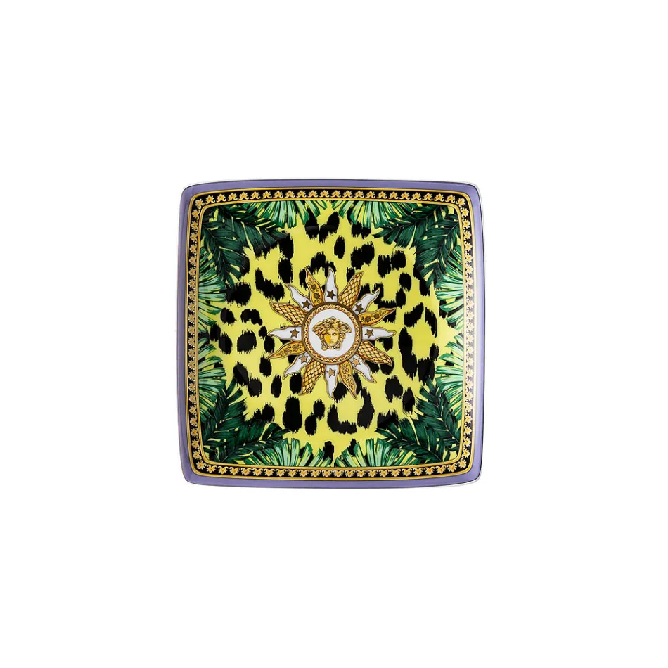 Rosenthal Versace Jungle Animalier 6 Coppette Quadre Piane - Animalier Viadurini