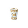 Rosenthal Versace Le Jardin 4 Bicchieri Senza Manico con Elementi Naturali - Medusa