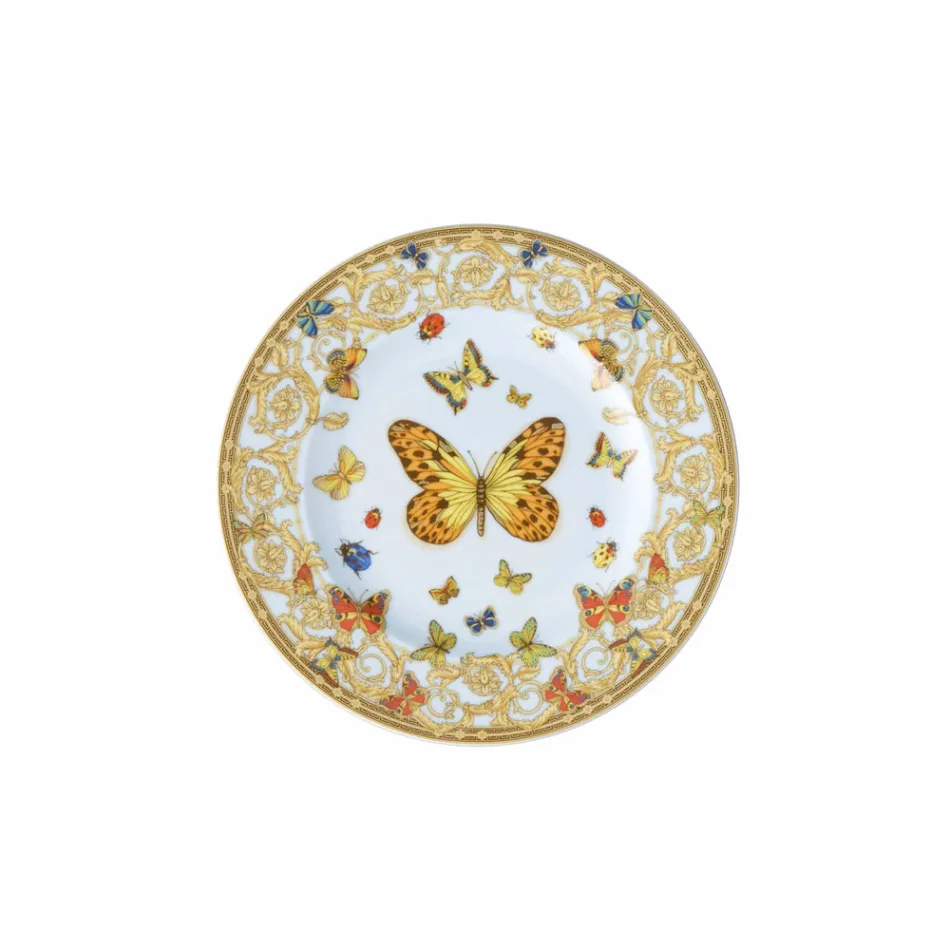 Rosenthal Versace Le Jardin 4 Piatti Piani Diametro 18 cm in Porcellana - Jardin Viadurini