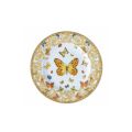 Rosenthal Versace Le Jardin 4 Piatti Piani Diametro 18 cm in Porcellana - Jardin