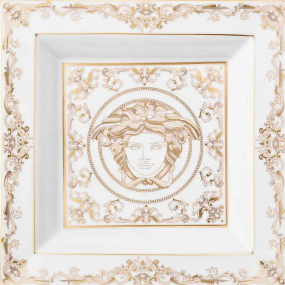Rosenthal Versace Medusa Gala Coppa di design in porcellana 22cm Viadurini