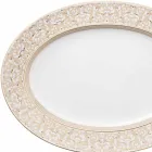Rosenthal Versace Medusa Gala Piatto ovale 40cm di design porcellana Viadurini