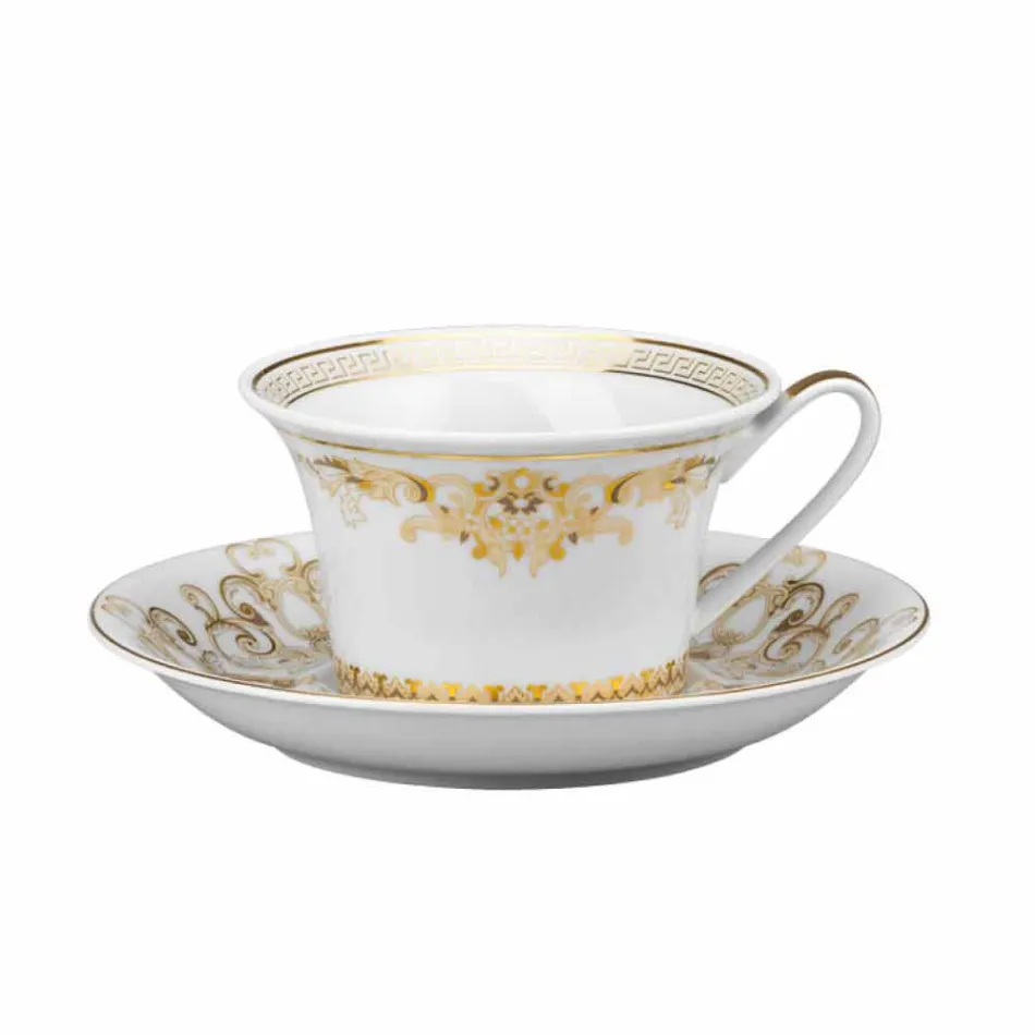 Rosenthal Versace Medusa Gala set tazze da tè in porcellana 6 pezzi Viadurini