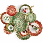 Rosenthal Versace Medusa Garland 4 Piatti Piani Diametro 17 cm - Christmas Viadurini