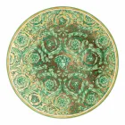 Rosenthal Versace Medusa Garland Green Piatto di Natale 33 cm - Christmas Viadurini