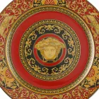 Rosenthal Versace Medusa Rosso Piatto segnaposto 30cm in porcellana Viadurini