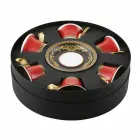 Rosenthal Versace Medusa Rosso set tazze da tè 6 pezzi in porcellana Viadurini