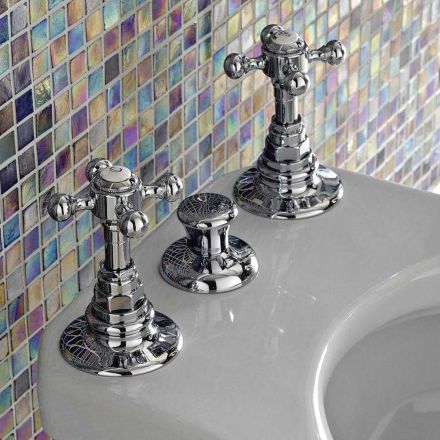 Rubinetteria Bidet con Erogazione Interna Vintage in Ottone di Design – Elisea Viadurini
