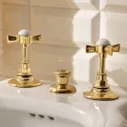 Rubinetteria Bidet Vintage in Ottone Erogazione Interna Made in Italy – Katerina Viadurini