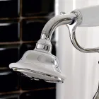 Rubinetteria Vasca a Pavimento con Doccetta in Ottone Made in Italy - Noriana Viadurini