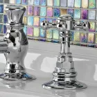 Rubinetteria Vintage da Lavabo a 3 Fori in Ottone Vintage Made in Italy – Elisea Viadurini