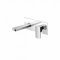 Rubinetto Miscelatore a Muro di Design, Piastra Unica Made in Italy - Sika