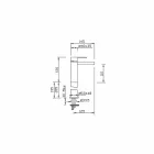 Rubinetto Miscelatore Lavabo di Design con Prolunga 13 cm Made in Italy - Bibo Viadurini