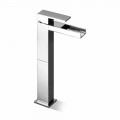 Rubinetto Miscelatore Lavabo di Design con Prolunga 13 cm Made in Italy - Bibo