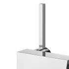 Rubinetto Miscelatore Monocomando Bidet con Scarico Design Squadrato - Erik Viadurini