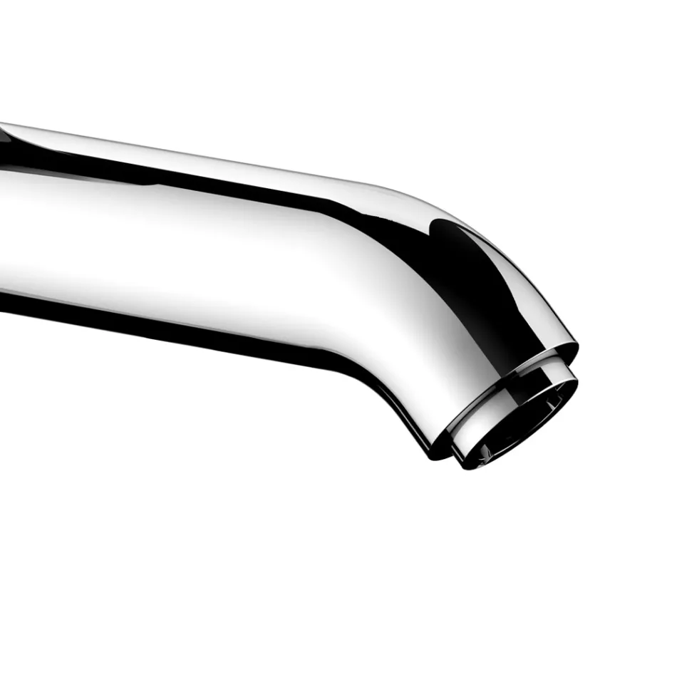 Rubinetto Miscelatore Monocomando Lavabo Ottone Design Rotondo - Antilio Viadurini