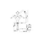 Rubinetto Monoforo per Bidet con Canna Girevole in Ottone Made in Italy - Shelly Viadurini